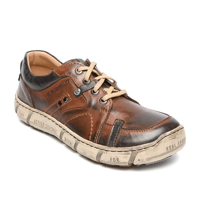 2661-1-1 Полуботинки жен.кожа-кожа темно-коричневый